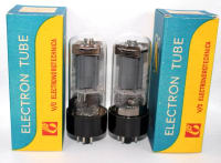 2x 6P3S / 6L6 / EL39 / 6CN5 / 5881 NOS / Matched Pair / Reflector / Same Date - Image 2