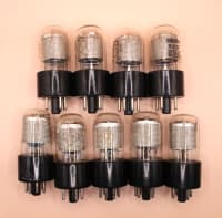 2x 6S5S 6С5С 6C5 / 6C5GT / 6C5P Matched Pair Triodes Reflector Tested - Image 3