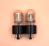 2x 6S5S 6С5С 6C5 / 6C5GT / 6C5P Matched Pair Triodes Reflector Tested - Image 1