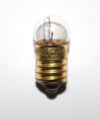 50x LAMPS BRASS USSR / CHRISTMASS LIGHTS MN 26 V 0,12A E 10/13 50pcs in one lot - Image 2
