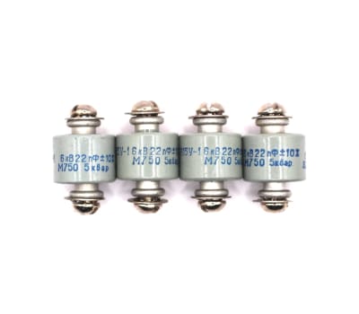 4x NOS K15U-1 K15Y-1 Doorknob Capacitors 22pF 6kV 5kVAR High Voltage Ceramic