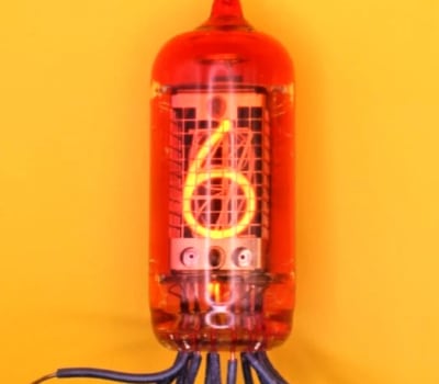 1x ZM1080T Tesla Nixie Tubes for Clock / USED / Tested / 100% working / 1pcs