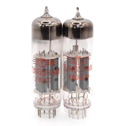 Tungsram E80CC double triode tube with O-getter