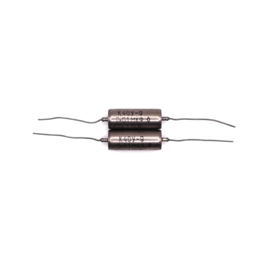 2x K40Y-9 K40U-9 0.01uF 630V Matched Pair Audio Capacitors Paper in Oil / NOS