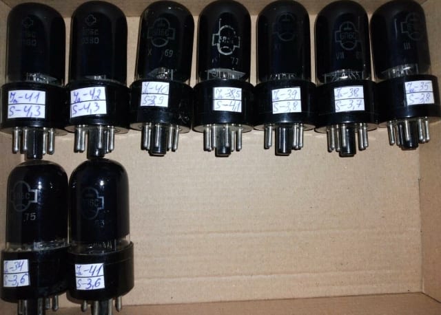 2x New 6P6S / 6V6-GT Tested NOS Matched Pair USSR Beam Tetrodes Vacuum Tubes - Image 2