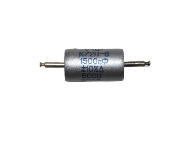 8х K72P-6 1500pF 500V Fluoropolymer Foil sealed insulated capacitors / Matched - Image 3