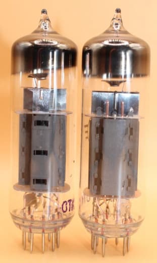 2x 6F3P / 6Ф3П ~6BM8 ~ECL82 Triode-Pentode Tube / Matched Pair / NOS / Same Date - Image 2