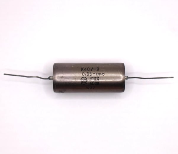 2x K40Y-9 K40U-9 0.33uF 400V Audio Capacitors Paper in Oil PIO / NOS / Tested - Image 3