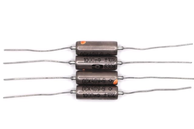 4x K40Y-9 K40U-9 1000pF 630V Audio Capacitors Paper in Oil PIO / 4 pcs in lot