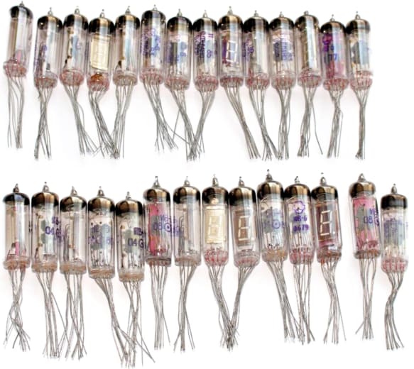 6x New IV-6 VFD Tube Digit Display Nixie Clock Luminescent Indicators / Tested - Image 4