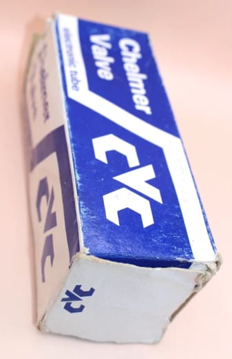 1x EL34 6CA7 Output Pentode CVC Chelmer Valve NOS NIB Tested Original Box - Image 3