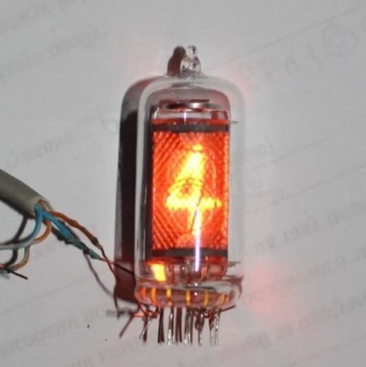 4x XN11 Numicator HIVAC Nixie Tubes Used Tested Same Date 4pcs in one lot