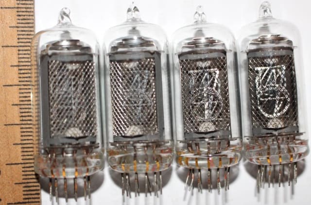 4x XN11 Numicator HIVAC Nixie Tubes Used Tested Same Date 4pcs in one lot - Image 2
