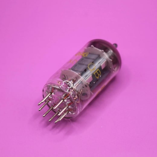 2x Tesla ECC802S Matched Pair Tested NOS Double Triode = 12AU7 , E82CC , ECC82 - Image 5