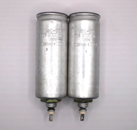 2x NOS K50-20 2000uF 50V Electrolytic Capacitors 2000 uF 50 V / 2pcs in one lot - Image 2
