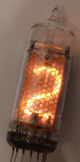 6x IN-14 ИН-14 Nixie Tubes for clock with Spacers /Used / Tested / 100% working - Image 5