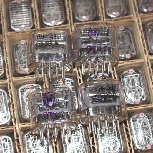 6x NOS IN-12A Nixie Tubes Same Date / Tested / 100% Working / Soviet / 6pcs - Image 14