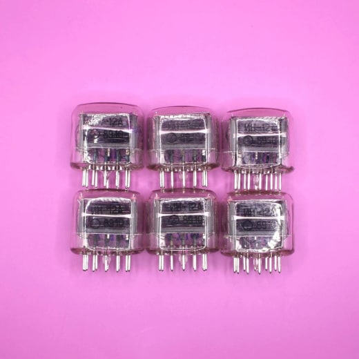 6x NOS IN-12A Nixie Tubes Same Date / Tested / 100% Working / Soviet / 6pcs - Image 10