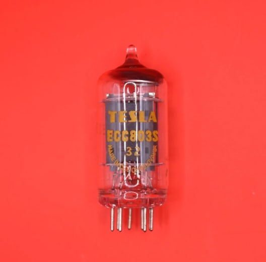 1x Tesla ECC803S Tested NOS Double Triode = 12AX7 ECC83 7025 - Image 7