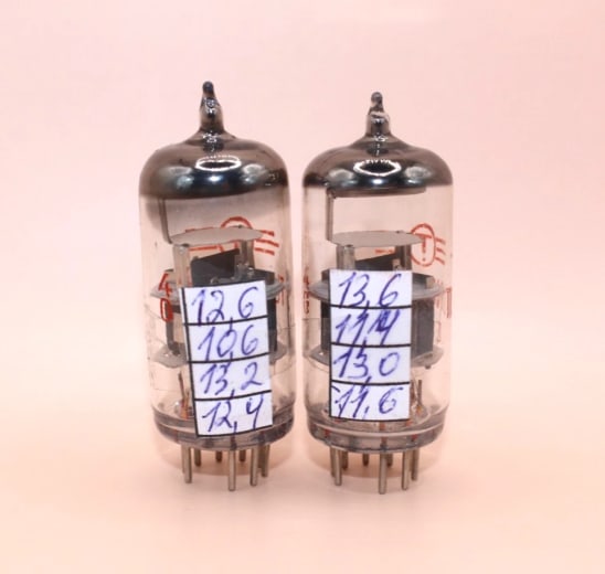2x Tungsram E88CC Matched Pair NOS Double Triodes = 6922 CCa CV2492 9622 GL-6307 - Image 6