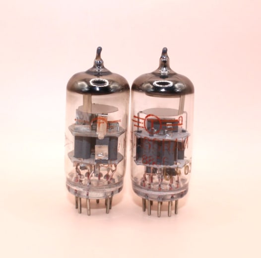 2x E88CC Tungsram / Used / Tested / Matched pair / Double Triodes 6922 CV2492