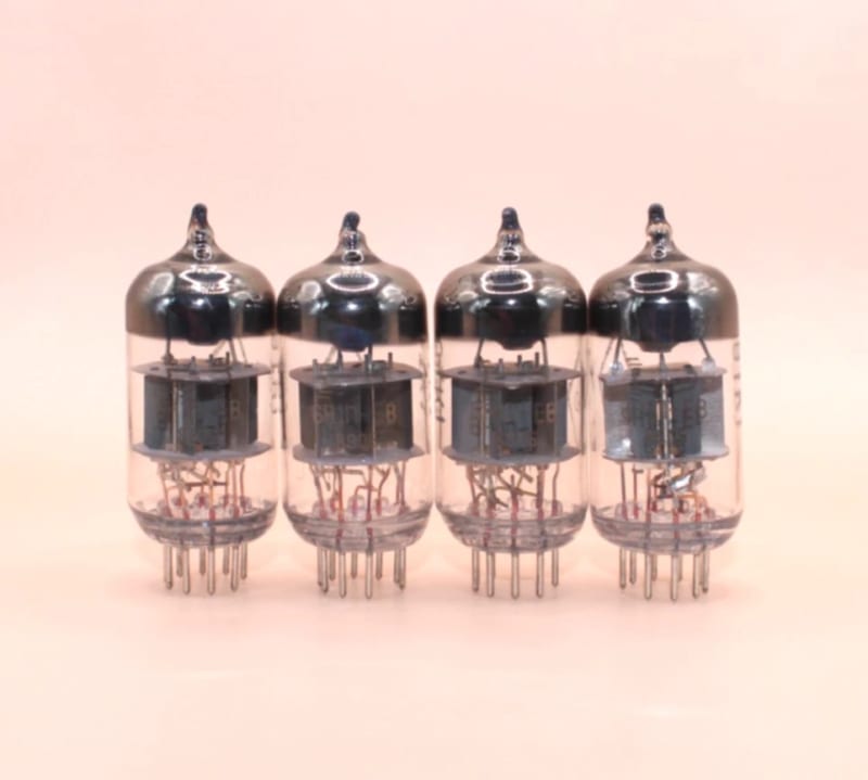 4x New 6N1P-EV ~E88CC ~6DJ8 ~6922 Same Date Triodes Voskhod Rocket Logo NOS - Image 3