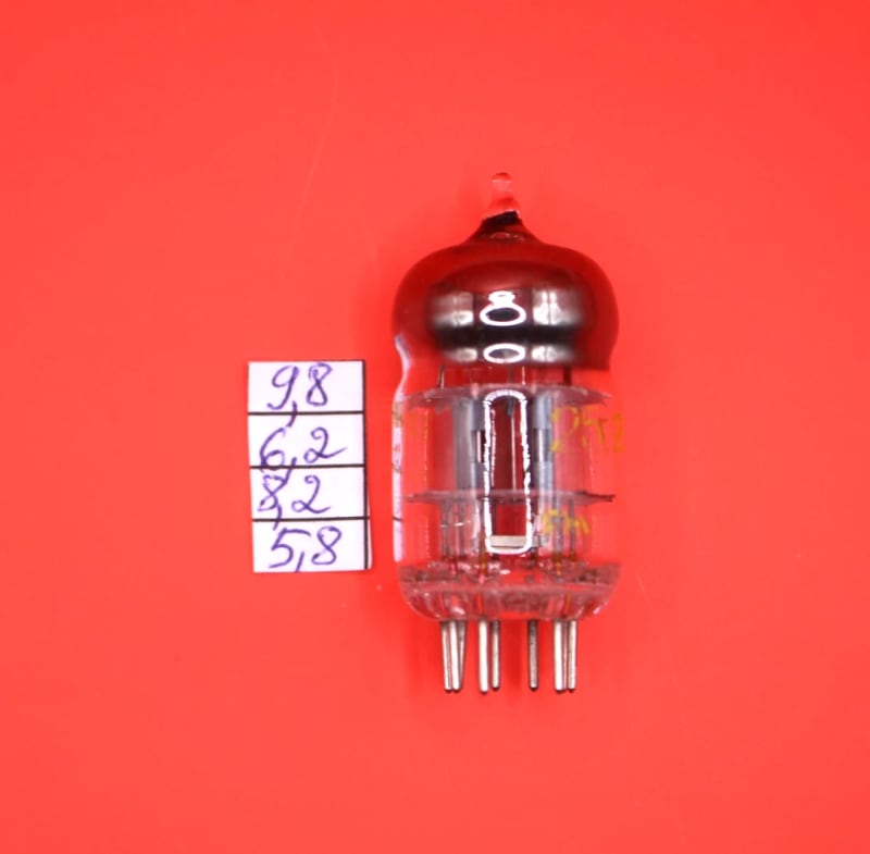 1x NOS 6CC42 TESLA Pinched Waist Inclined D-Getter Tested = 5670 2C51 6385 396A - Image 2