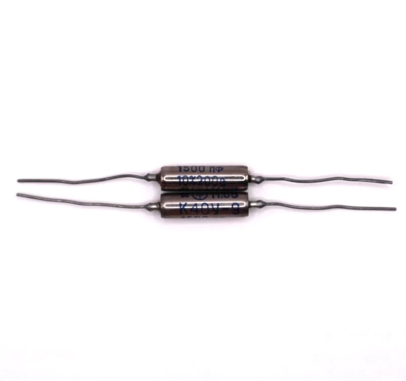 2x K40Y-9 K40U-9 1500pF 200V Matched Pair Audio Capacitors Paper in Oil PIO