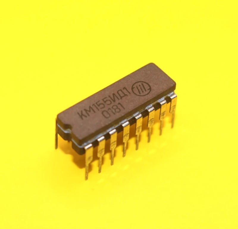 9x New KM155ID1 КМ155ИД1 SN74141 DM74141N MH74141 Driver for Nixie Clock NOS