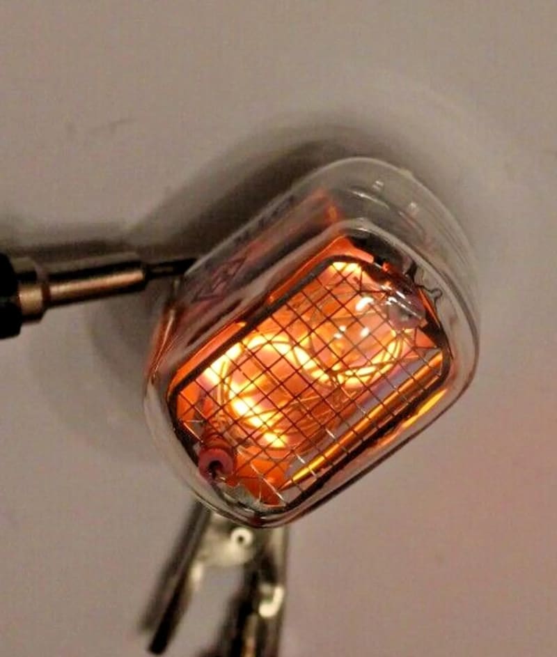 1x IN-12A or IN-12B ИН-12 Soviet Nixie Tubes for Clock / USED / Tested - Image 6