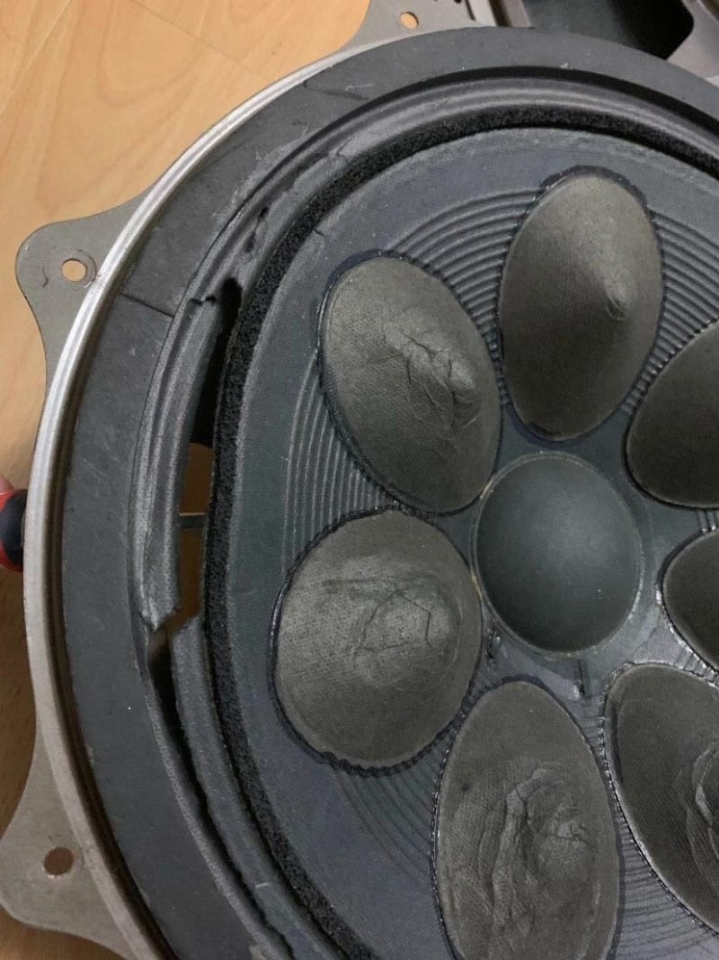 2x JVC VICTOR Woofers SK2038 from Japan Great Sound 9 Ohm 50W - Image 6