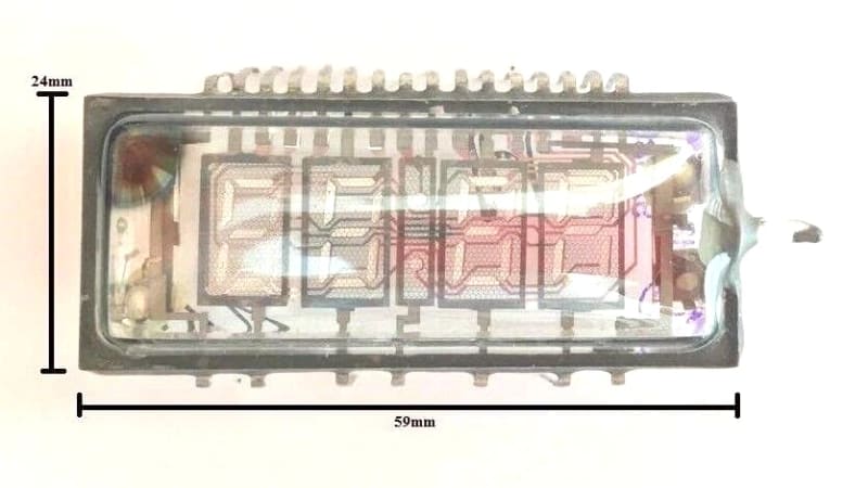 10x New IVL2-7/5 Vintage VFD Clock Indicators / NOS / Tested / 10pcs in one lot - Image 2