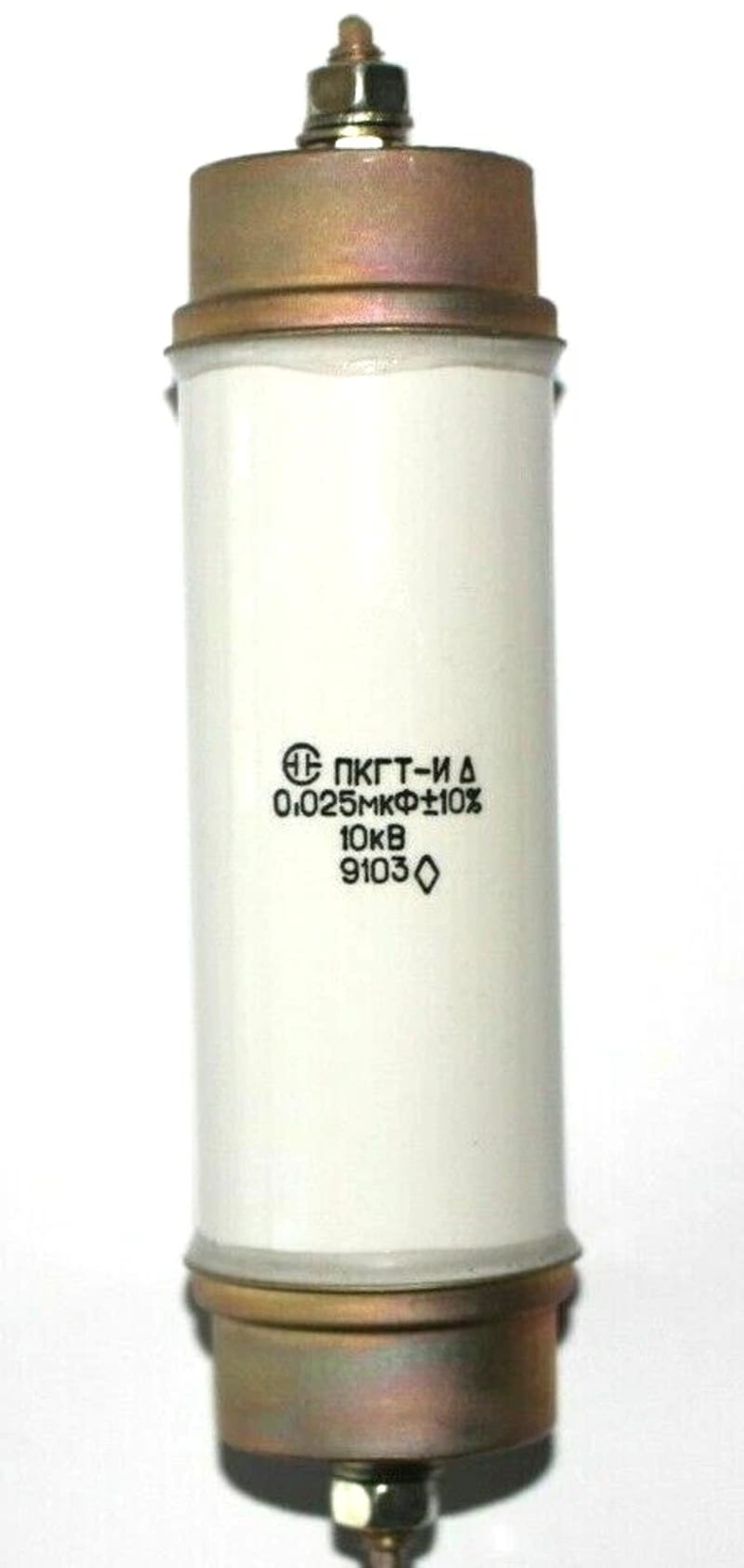 1x PKGT-I 10kV 0.025uF High Voltage Doorknob Capacitor Tested / 1pcs in one lot - Image 2