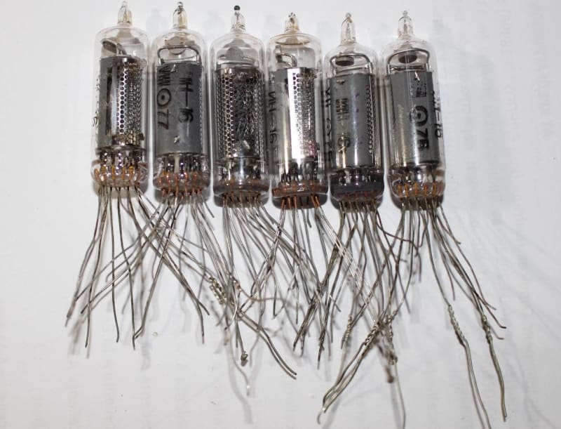 6x IN-16 Nixie Tubes for Clock Used Tested Long Pins 100% Working - Image 4