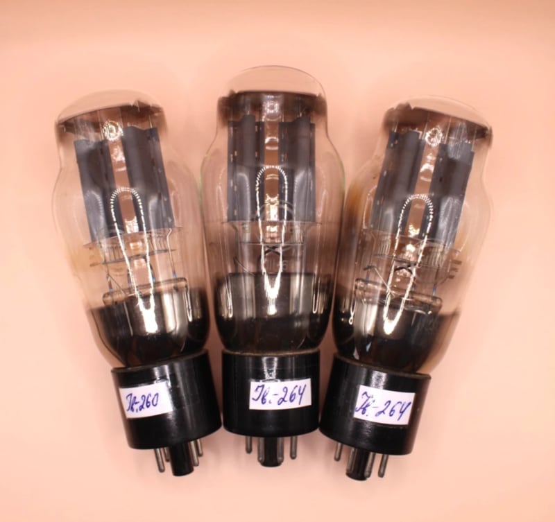 1x NOS 5C3S / 5U4G / 5U3C Gray Anode Rectifier Tube Tested SVETLANA Kenotron - Image 3