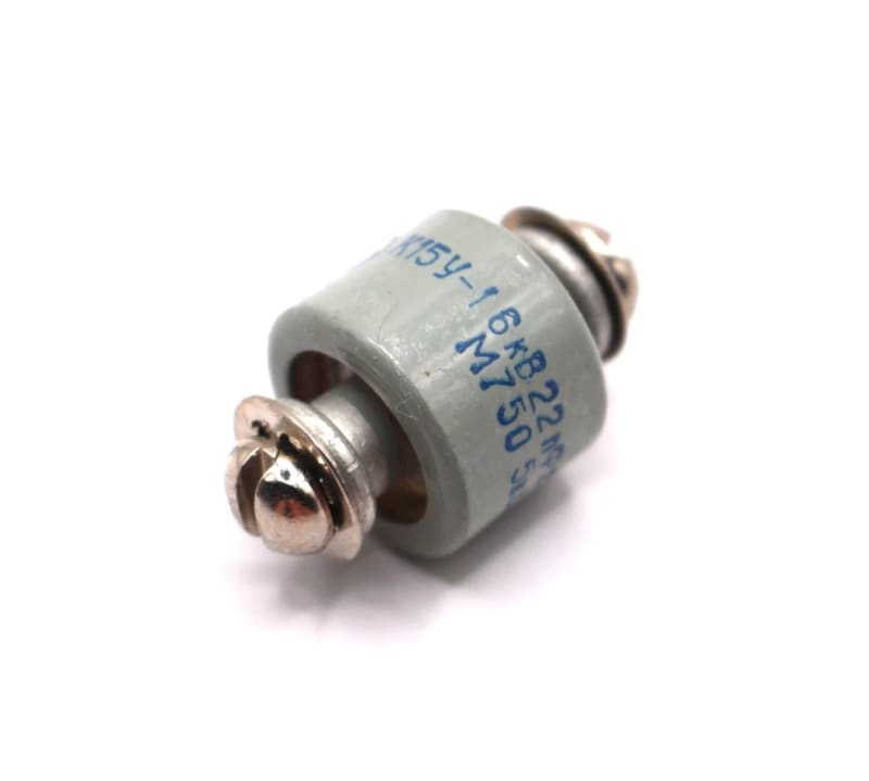 4x NOS K15U-1 K15Y-1 Doorknob Capacitors 22pF 6kV 5kVAR High Voltage Ceramic - Image 2