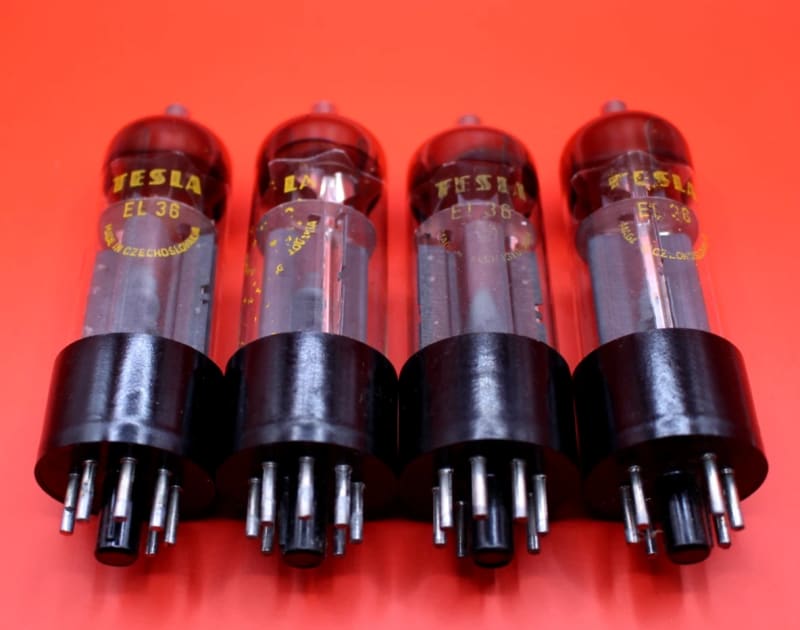 4x EL36 Tesla Beam Power Tubes New Old Stock NOS = 6P31S - Image 5