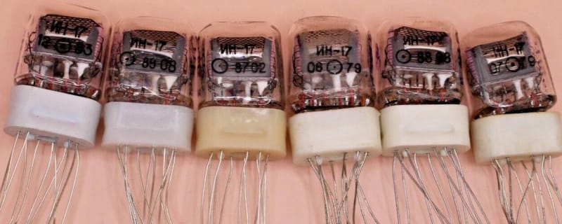 6x IN-17 ИН-17 Nixie Tubes for Clock Used Tested 100% Working 6pcs in lot