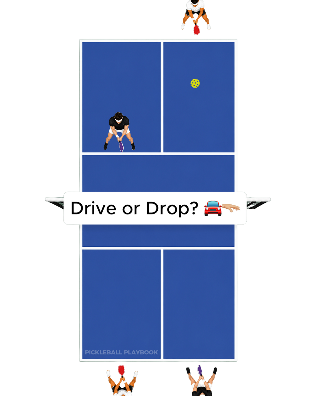 Drive or Drop in Pickleball: A Simple Way to Make the Right Third-Shot Decision