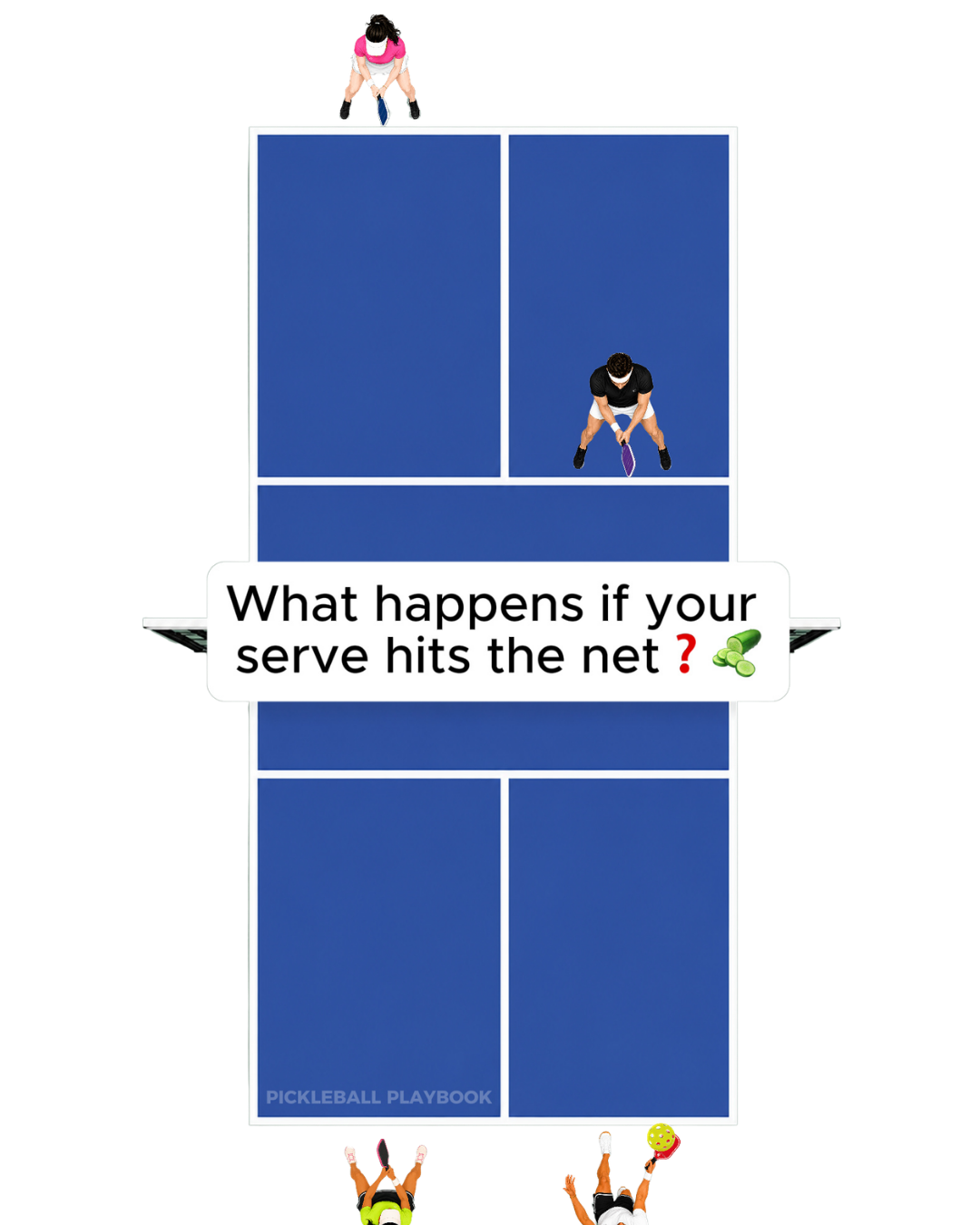 What Happens If Your Serve Hits the Net in Pickleball?