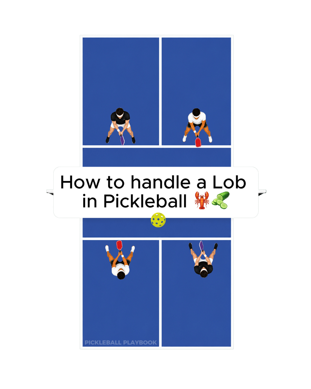 How to Handle a Lob in Pickleball: Who Chases It and What to Do Next
