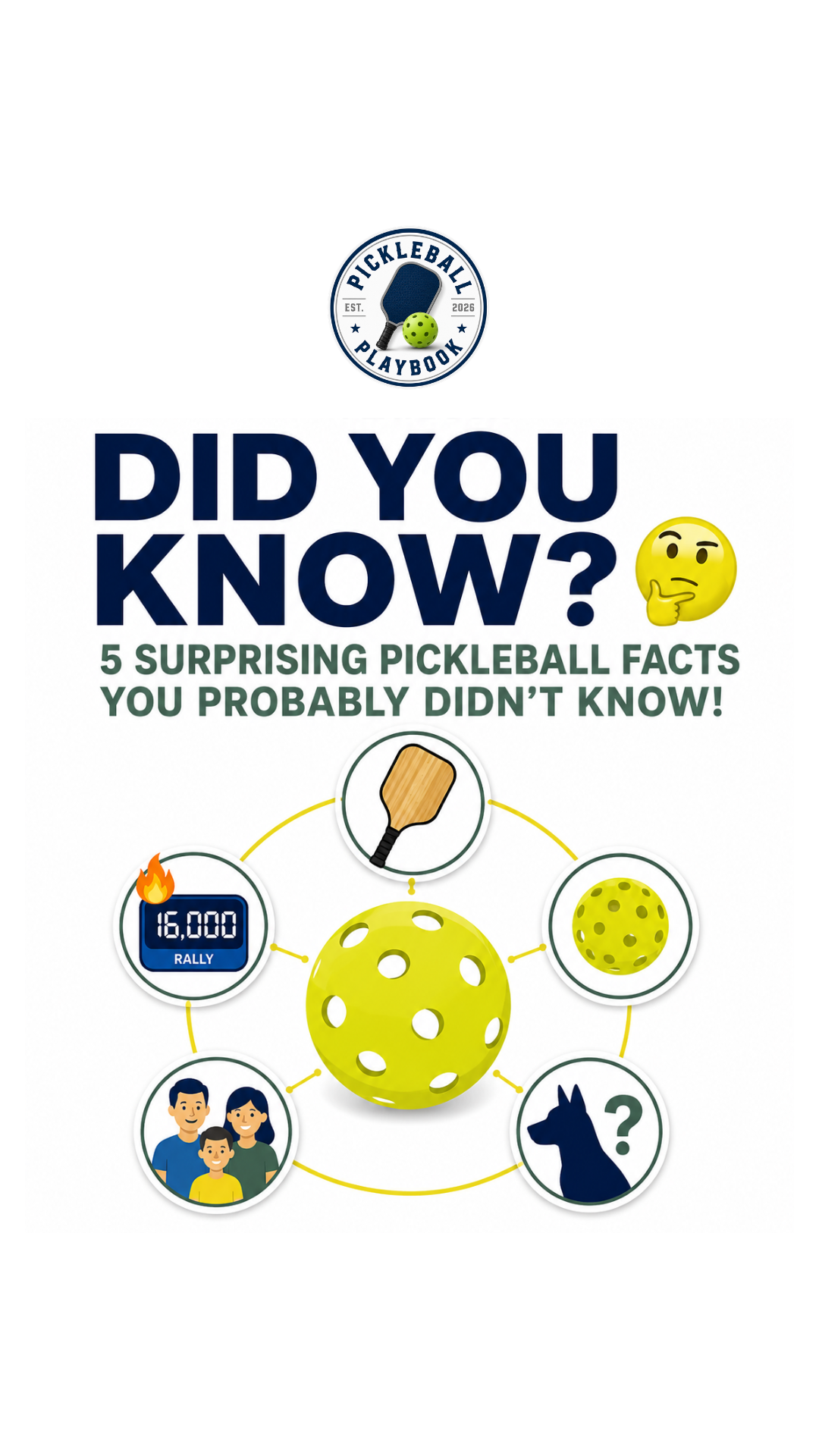Surprising Pickleball Facts You Probably Didn't Know