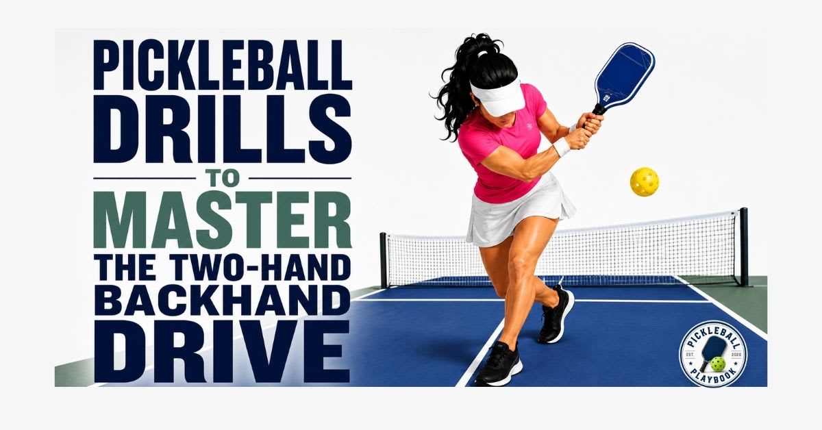 Pickleball Drills to Master the Two-Hand Backhand Drive