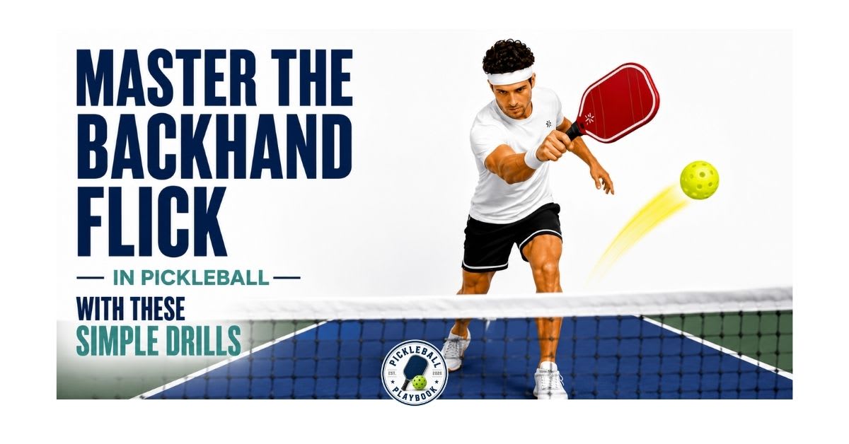 Master the Backhand Flick in Pickleball with these Simple Drills
