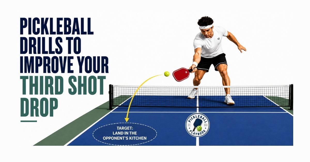 Pickleball Drills to Improve Your Third Shot Drop
