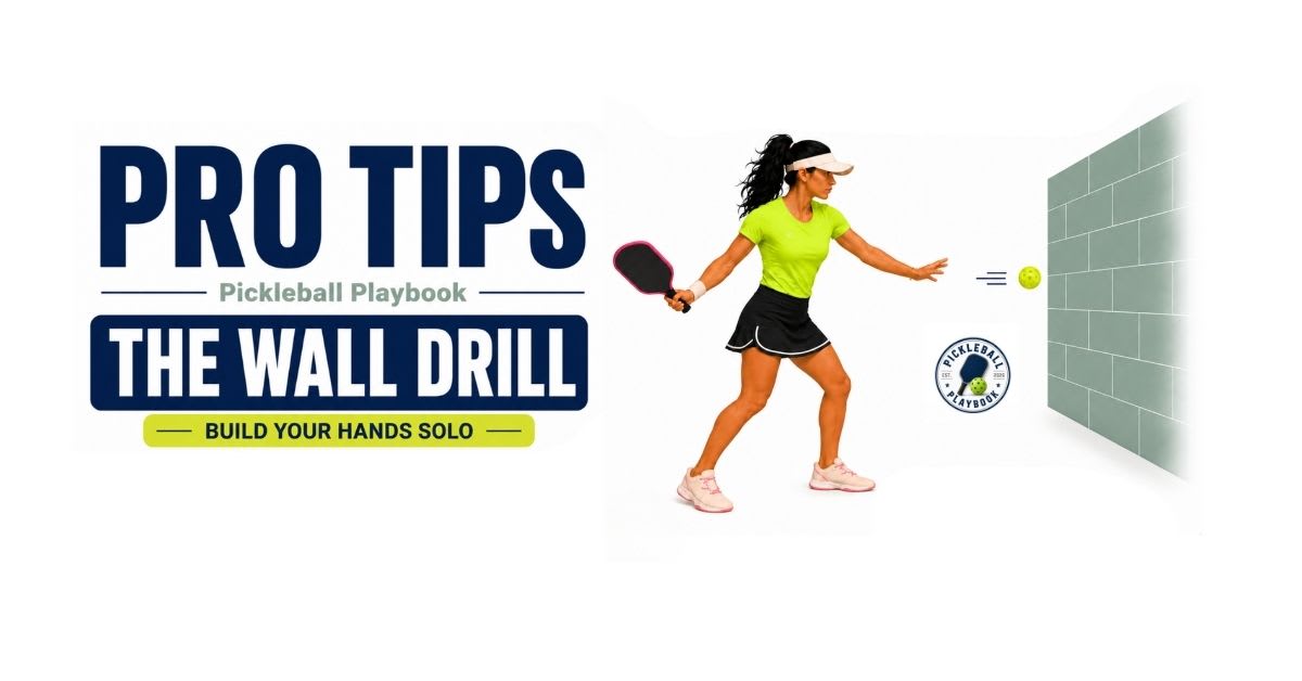 Build Faster Hands with This Simple Pickleball Wall Drill