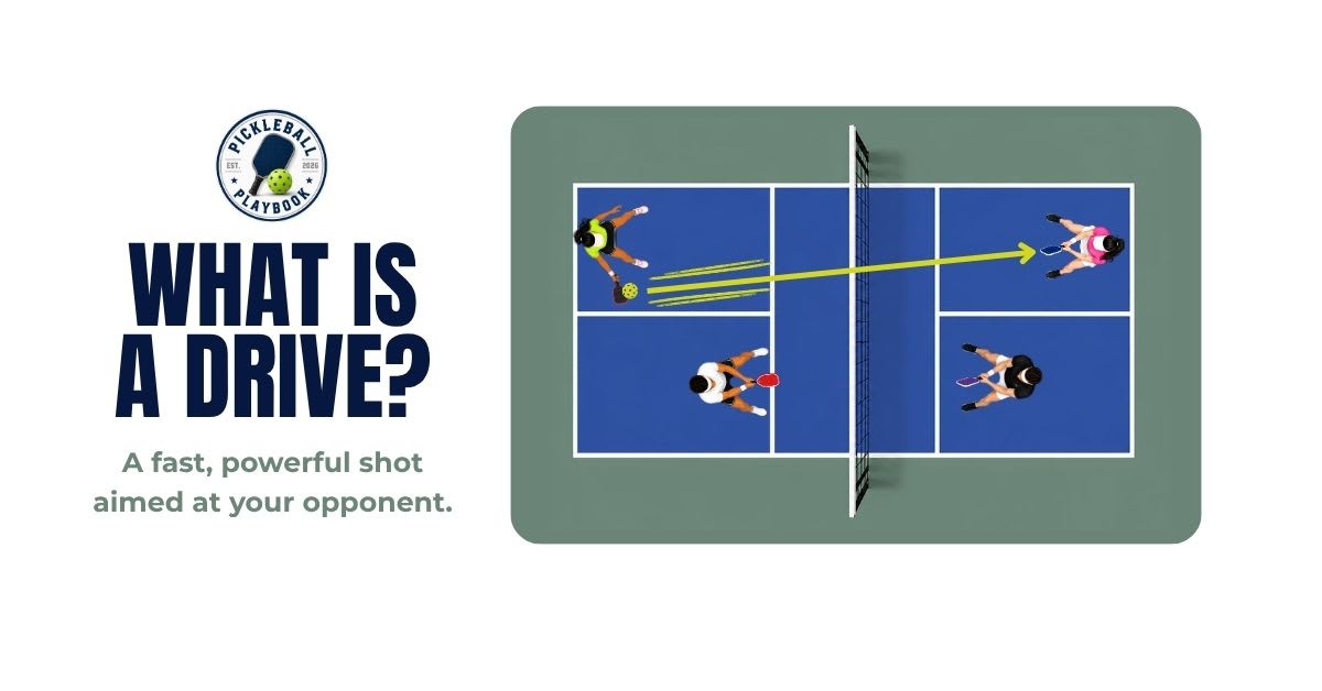 What Is a Drive in Pickleball?