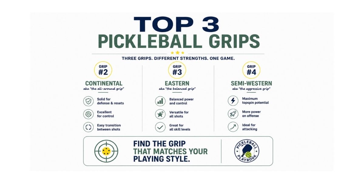 Top 3 Pickleball Grips Explained