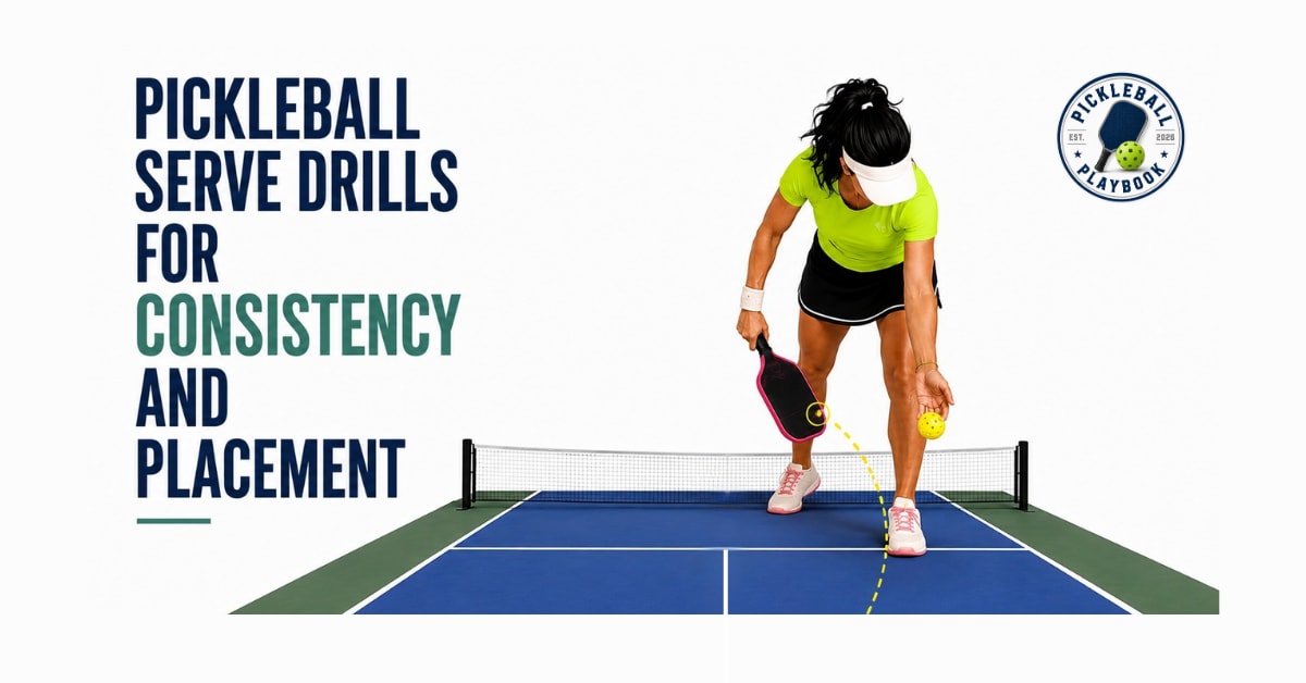 Pickleball Serve Drills for Consistency and Placement