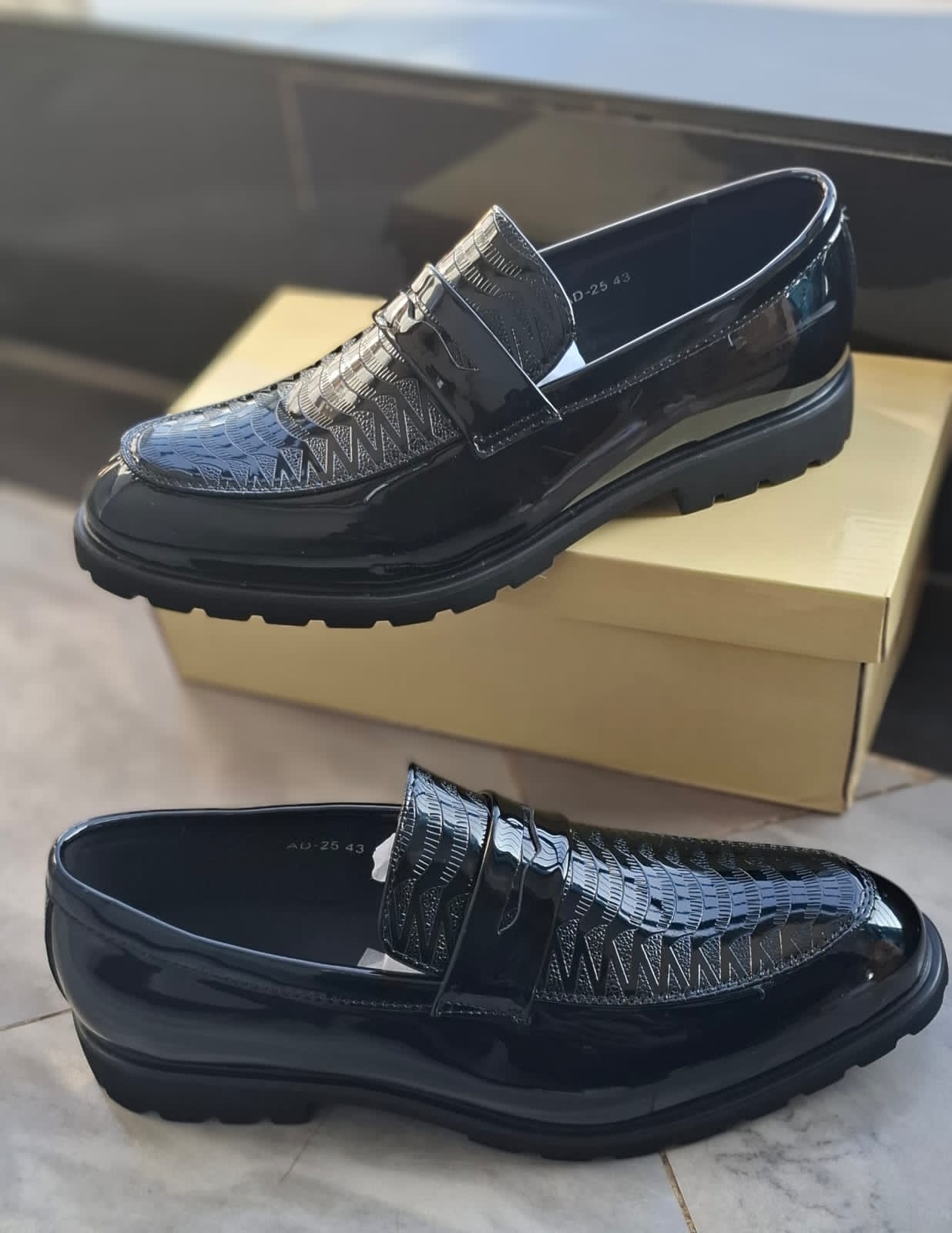 Vamp Leather loafers